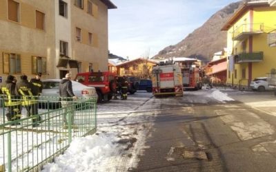 Edolo, incendio in abitazione: tre intossicati