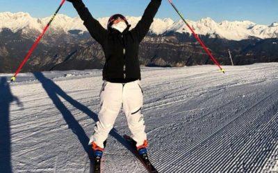 Elena Fanchini torna sugli sci nella sua Montecampione