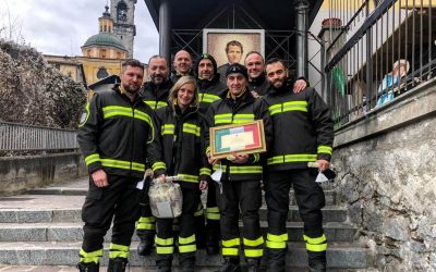 Vigili del Fuoco di Edolo: civica benemerenza al Capo Squadra Fedriga e nuove attrezzature