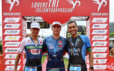 LovereTri, Duchi e Serena sul podio del triathlon sul lago d’Iseo