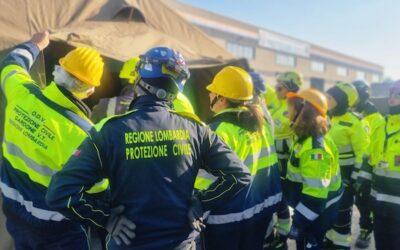 Tre giorni di esercitazione per i gruppi di Protezione Civili camuni a Roncadelle