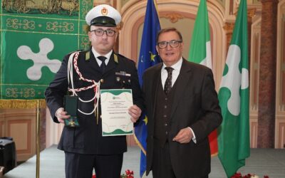 L’agente Giuseppe Scolaro di Iseo tra i premiati dalla Regione Lombardia