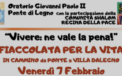 Una Fiaccolata per la vita, da Pontedilegno a Villa Dalegno per accogliere e fare del bene